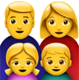 👨 👩 👧 👦