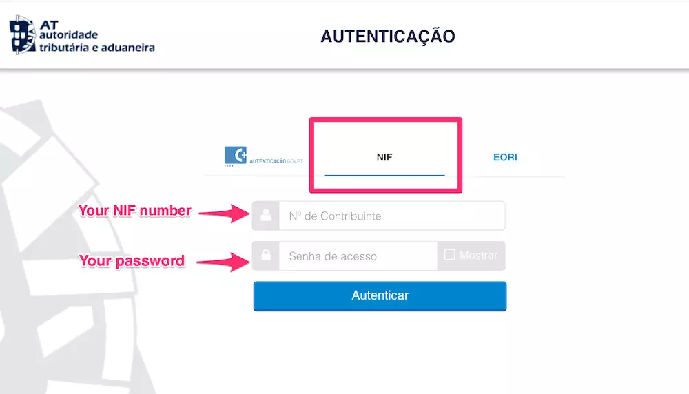 passo 1 iniciar sessão