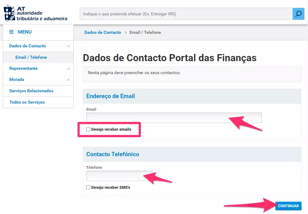 step 4 entering the data