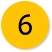 número branco 6 1